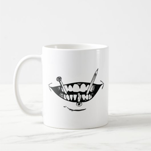 Horror-Anime-Kunst Kaffeetasse (Links)