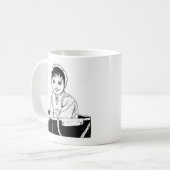 Horror-Anime-Kunst Kaffeetasse (Vorderseite Links)
