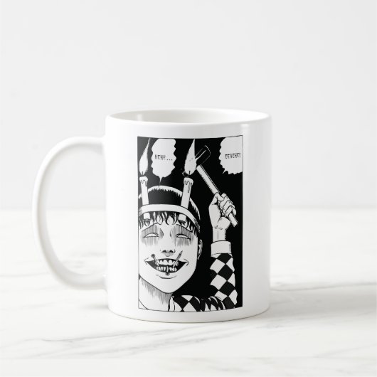 Horror-Anime-Kunst Kaffeetasse (Links)