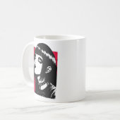 Horror-Anime-Mädchen Kaffeetasse (Vorderseite Links)
