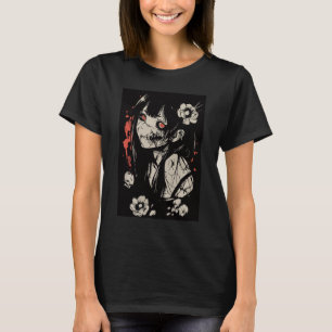 Horror-Anime-Mädchen T-Shirt