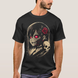 Horror Anime Manga Japanisch Gruselig Kawaii Anime T-Shirt