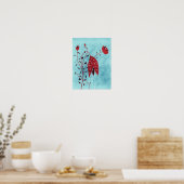 Horror Art Creepy Pflanze Poster (Küche)