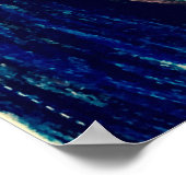 Horror Art Poster - grinsende Clownerin (Ecke)