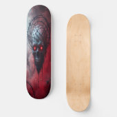 Horror-Ästhetik-Totenschädel Skateboard (Vorderseite)