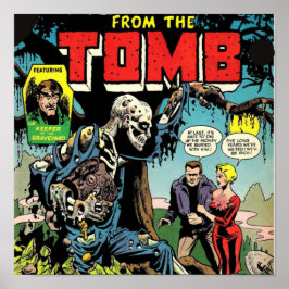 Horror aus dem Tomb Halloween Comic Buch Poster