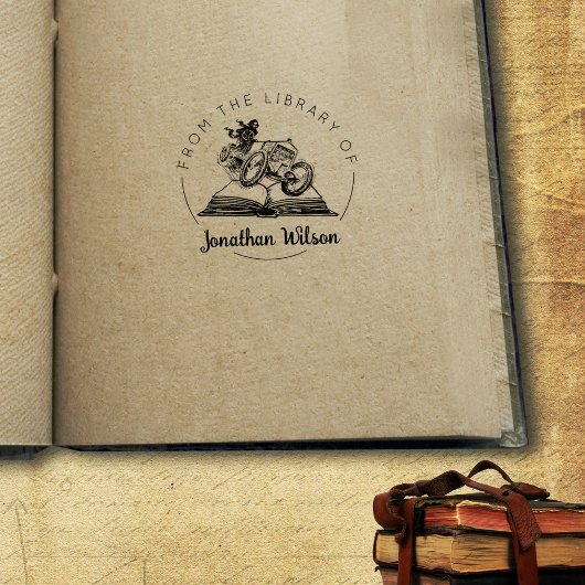 Horror aus der Bibliothek Gummistempel