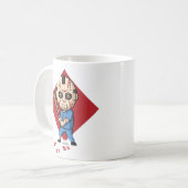 Horror Baseball Player Kaffeetasse (Vorderseite Links)