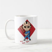 Horror Baseball Player Kaffeetasse (Links)