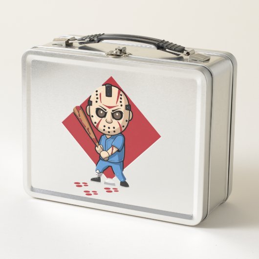 Horror Baseball Player Metall Brotdose (Vorderseite)