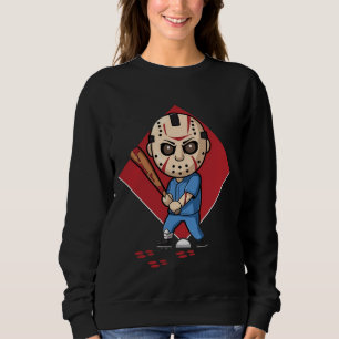 Horror Baseball Player Sweatshirt