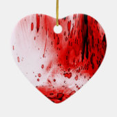 Horror Beängstigend Bloody Halloween Keramik Ornament (Hinten)