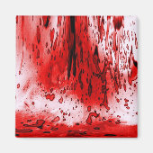 Horror Beängstigend Bloody Halloween Magnet (Vorne)