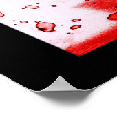 Horror Beängstigend Bloody Halloween Poster (Ecke)