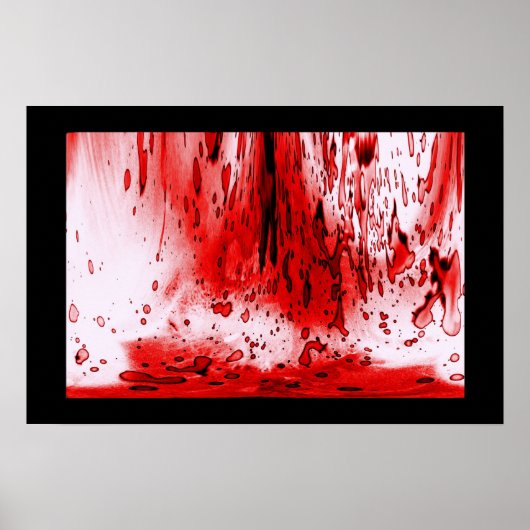 Horror Beängstigend Bloody Halloween Poster (Vorne)