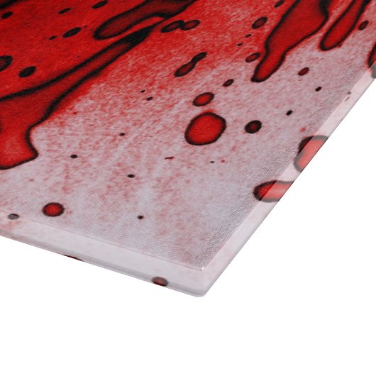 Horror Beängstigend Bloody Halloween Schneidebrett (Ecke)