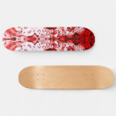 Horror Beängstigend Bloody Halloween Skateboard (Horizontal)
