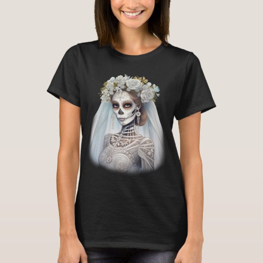 Horror Bride Living Dead T-Shirt (Vorderseite)