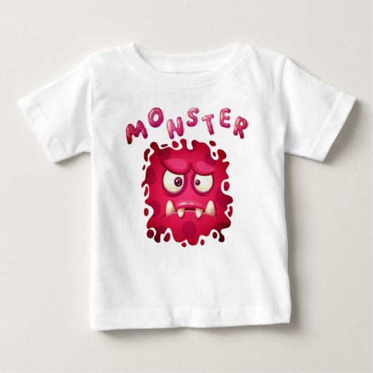 Horror bringt lustiges Monster vor Baby T-Shi Baby T-shirt (Vorderseite)