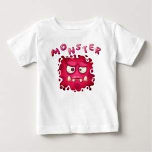 Horror bringt lustiges Monster vor Baby T-Shi T-shirt