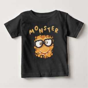 Horror bringt lustiges Monster vor Baby T-Shir Baby T-shirt