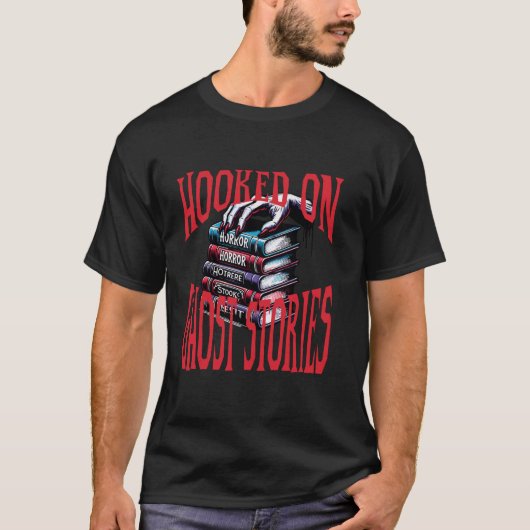 Horror-Bücher zu Ghost-Stories T-Shirt (Vorderseite)