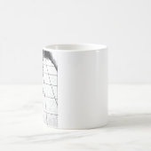 Horror cat anime art kaffeetasse (Mittel)