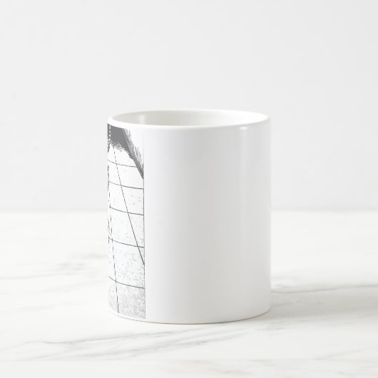 Horror cat anime art kaffeetasse (Mittel)