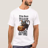 Horror Cat Beängstigend Pumpkin Halloween Trick od T-Shirt (Vorderseite)