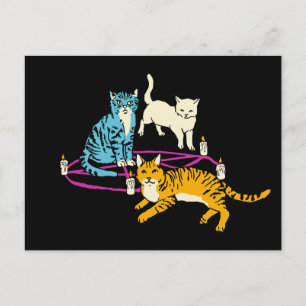 Horror Cat culloween Einladung