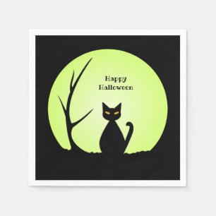 Horror Cat Paper Napkin Serviette