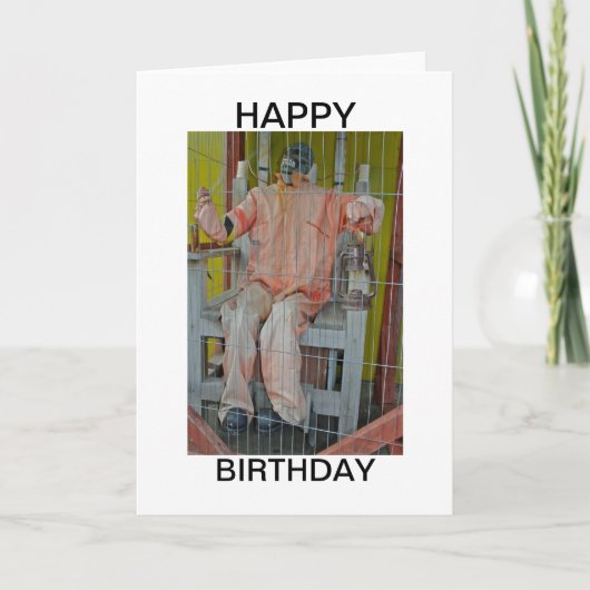 Horror Characters Happy Birthday Card Karte (Vorderseite)