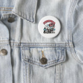 Horror-Charakter Summerween Halloween Vintage Stra Button (Beispiel)