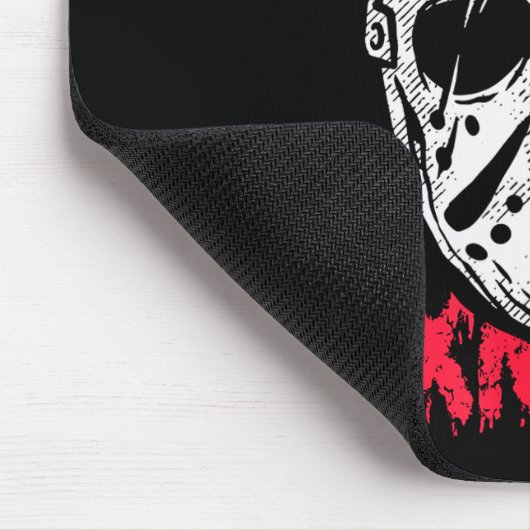 Horror Christmas Merry Xmas Mask Mousepad (Ecke)