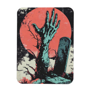 Horror-Comic-Friedhof der Zombies Magnet