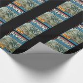 Horror-Comic: Passen Sie auf Geschenkpapier (Ecke)