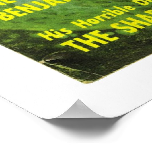 Horror-Comic-Poster von 14.95 Uhr Poster (Ecke)