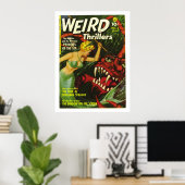 Horror-Comic-Poster von 14.95 Uhr Poster (Heimbüro)