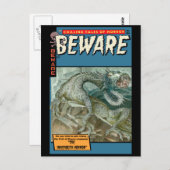 Horror Comic: Vorsicht Postkarte (Vorne/Hinten)