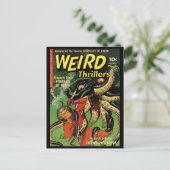 Horror-Comic: Weird Thrillers 4 Postkarte (Stehend Vorderseite)