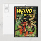 Horror-Comic: Weird Thrillers 4 Postkarte (Vorne/Hinten)