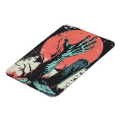 Horror Comic Zombie Graveyard Magnet (Linke Seite)