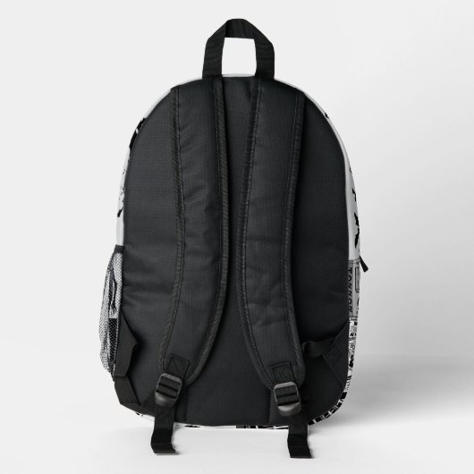 HORROR Comics Backpack Bedruckter Rucksack (Rückseite)