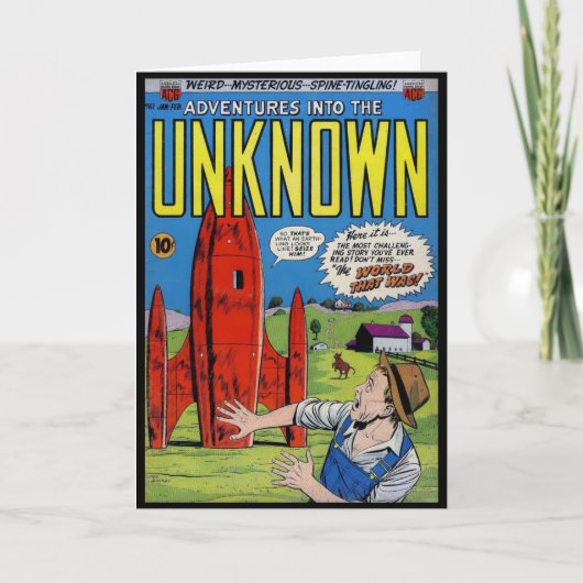 Horror Comics: Into the Unknown 61. Karte (Vorderseite)