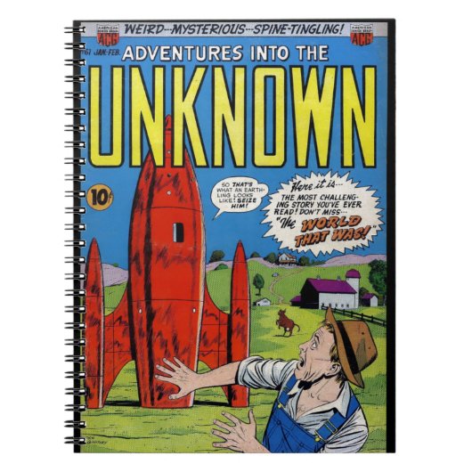 Horror-Comics: Into the Unknown 61. Notizblock (Vorderseite)