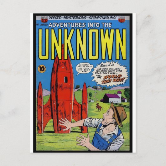 Horror-Comics: Into the Unknown 61. Postkarte (Vorderseite)