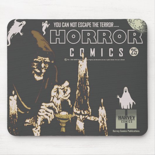 Horror-Comics-Mauspad  Mousepad (Vorne)