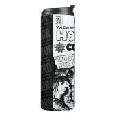 'Horror-Comics' Retro-Tumbler Thermosbecher (Nach links gedreht)