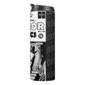 'Horror-Comics' Retro-Tumbler Thermosbecher (Nach rechts gedreht)
