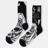 Horror-Comics-Socken  Socken (Linkes Detail)